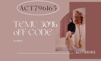 Temu coupon code  act796165 30% Off