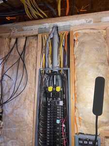 WIRES TO OUTSIDE TRANSFER SWITCH